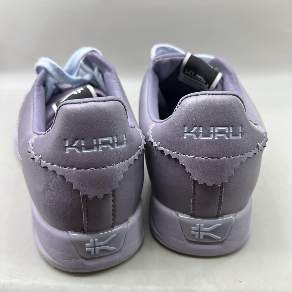 KURU Roam Classic Court Shoes Women Size 10.5 Purple Leather Comfort Sneakers - Picture 4 of 8